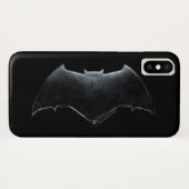 Justice League | Metallic Batman-symbool Case-Mate iPhone Case (Achterkant (horizontaal))