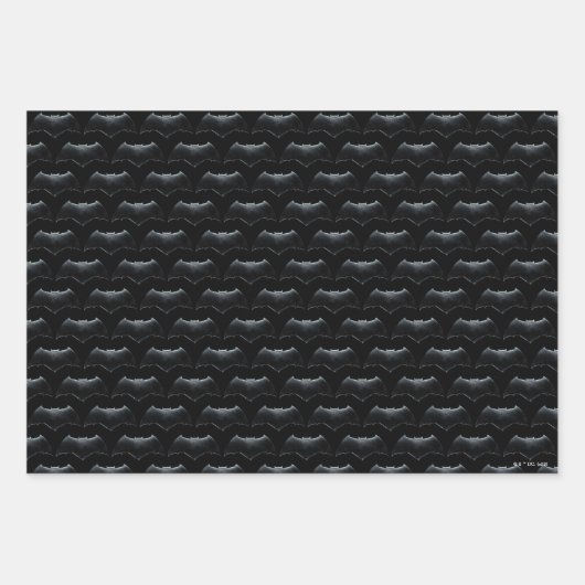 Justice League | Metallic Batman-symbool Inpakpapier Vel (Voorkant)