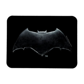 Justice League | Metallic Batman-symbool Magneet