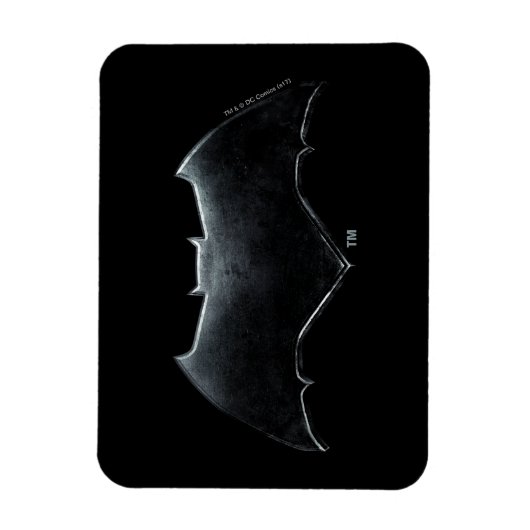 Justice League | Metallic Batman-symbool Magneet (Verticaal)