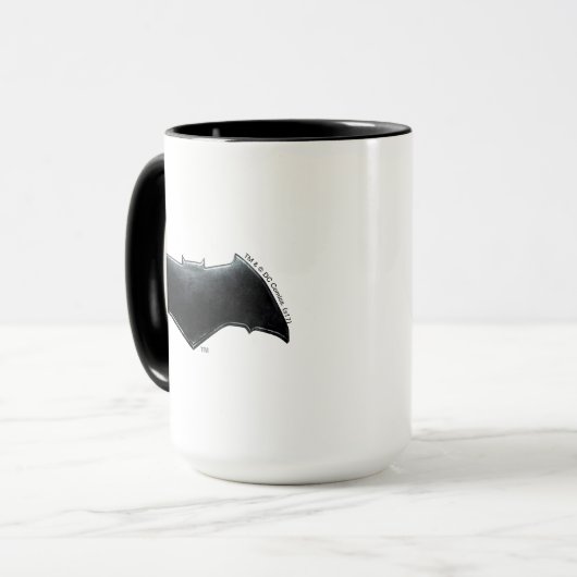 Justice League | Metallic Batman-symbool Mok (Voorkant links)