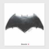Justice League | Metallic Batman-symbool Sticker (Vel)