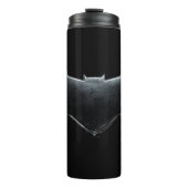 Justice League | Metallic Batman-symbool Thermosbeker (Voorkant)