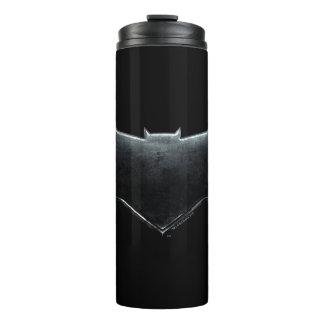 Justice League | Metallic Batman-symbool Thermosbeker