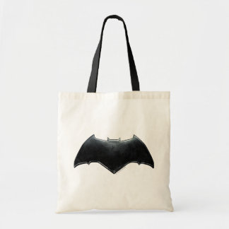 Justice League | Metallic Batman-symbool Tote Bag
