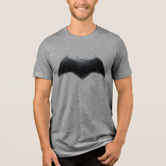 Justice League | Metallic Batman-symbool Tri-Blend Shirt
