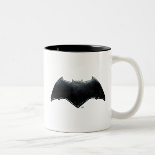Justice League   Metallic Batman-symbool Tweekleurige Koffiemok