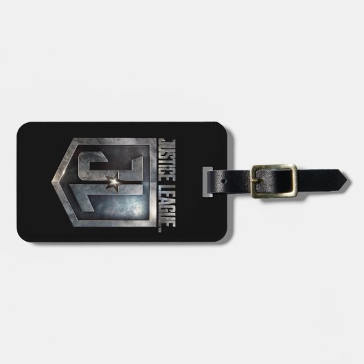 Justice League | Metallic JL Shield Bagagelabel (Voorkant horizontaal)