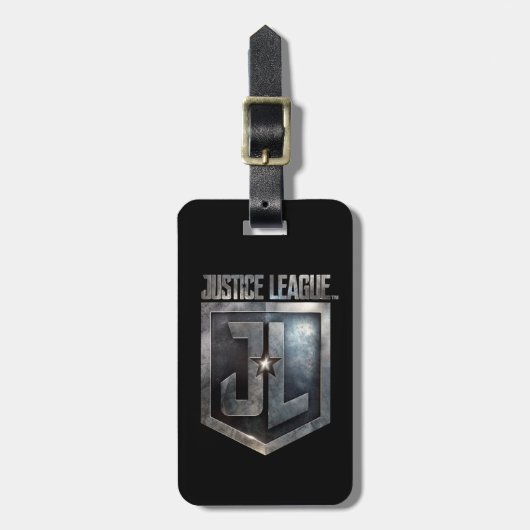Justice League | Metallic JL Shield Bagagelabel (Voorkant verticaal)