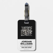 Justice League | Metallic JL Shield Bagagelabel (Achterkant verticaal)