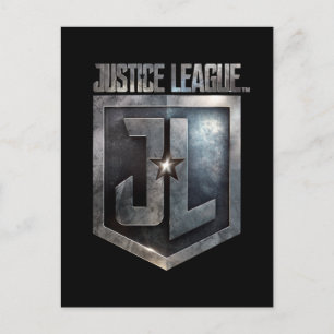 Justice League   Metallic JL Shield Briefkaart