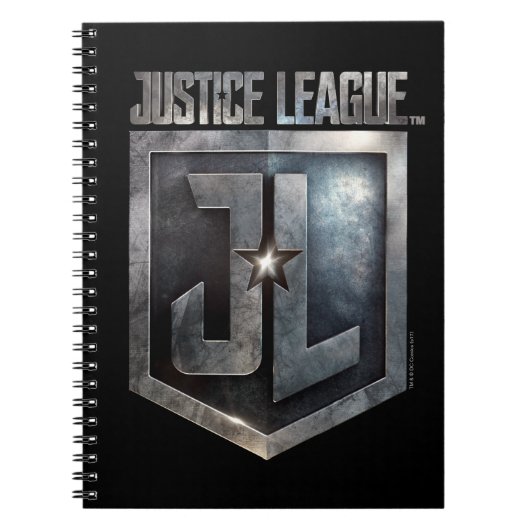 Justice League | Metallic JL Shield Notitieboek (Voorkant)