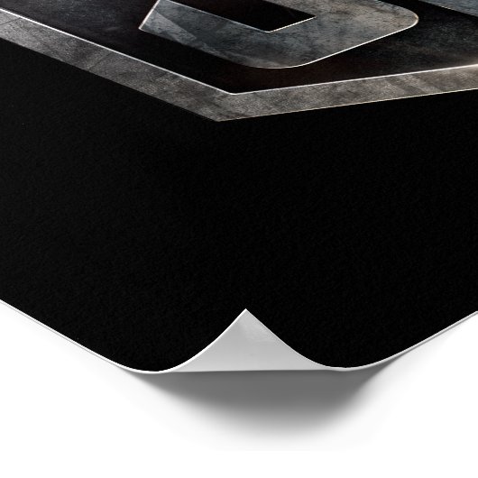 Justice League | Metallic JL Shield Poster (Hoek)