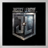 Justice League | Metallic JL Shield Poster (Voorkant)
