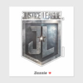 Justice League | Metallic JL Shield Sticker (Vel)