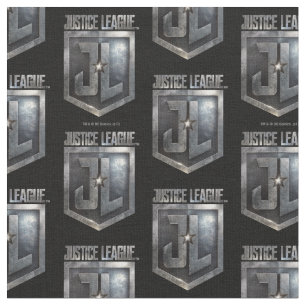 Justice League   Metallic JL Shield Stof