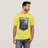 Justice League | Metallic JL Shield T-shirt (Voorkant volledig)