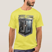 Justice League | Metallic JL Shield T-shirt (Voorkant)