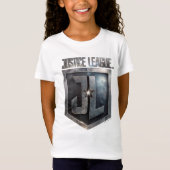 Justice League | Metallic JL Shield T-shirt (Voorkant)