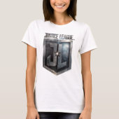 Justice League | Metallic JL Shield T-shirt (Voorkant)