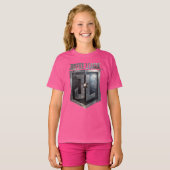 Justice League | Metallic JL Shield T-shirt (Voorkant volledig)