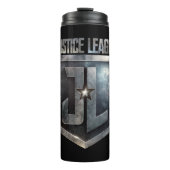 Justice League | Metallic JL Shield Thermosbeker (Voorkant)