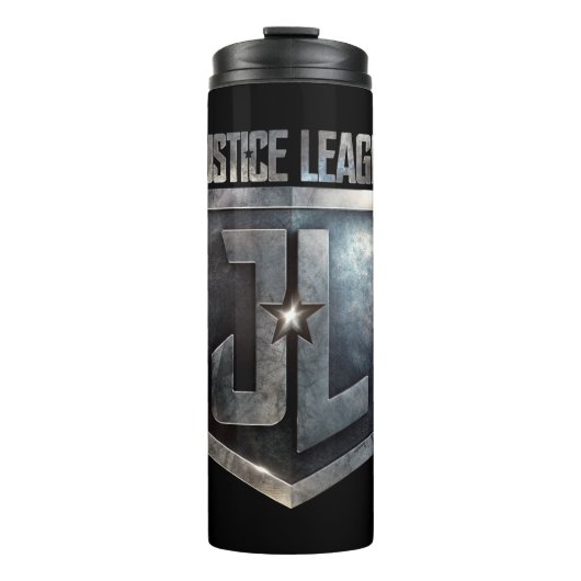 Justice League | Metallic JL Shield Thermosbeker (Voorkant)