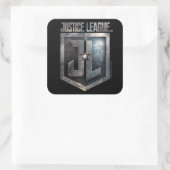 Justice League | Metallic JL Shield Vierkante Sticker (Tas)
