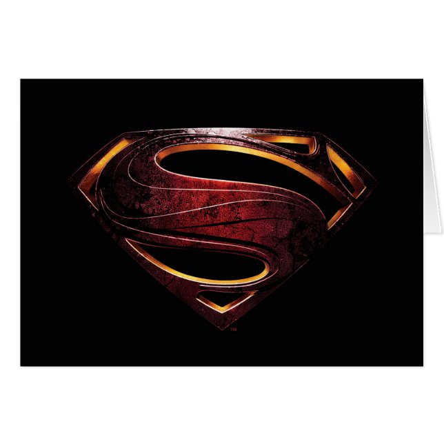 Justice League | Metallic Superman-symbool (Voorkant Horizontaal)