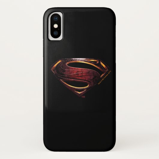 Justice League | Metallic Superman-symbool Case-Mate iPhone Case (Achterkant)