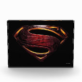 Justice League | Metallic Superman-symbool Fotoblokken (Voorkant)