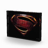 Justice League | Metallic Superman-symbool Fotoblokken (Rechts)