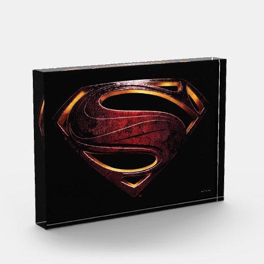 Justice League | Metallic Superman-symbool Fotoblokken (Links)