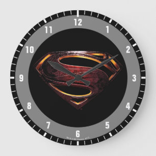 Justice League Metallic Superman-symbool Grote Klok