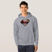 Justice League | Metallic Superman-symbool Hoodie (Voorkant volledig)