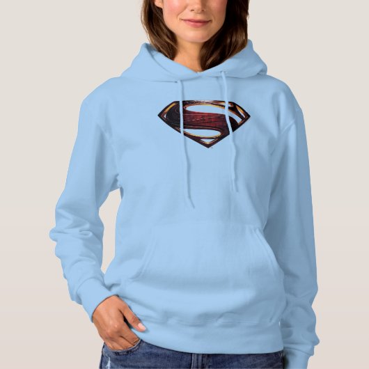 Justice League | Metallic Superman-symbool Hoodie (Voorkant)