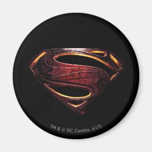 Justice League   Metallic Superman-symbool Magneet