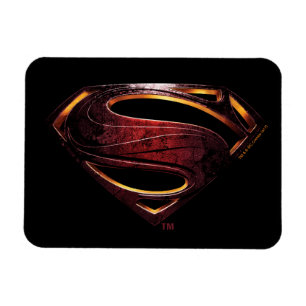 Justice League   Metallic Superman-symbool Magneet