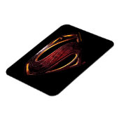 Justice League | Metallic Superman-symbool Magneet (Linkerzijde)