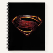 Justice League | Metallic Superman-symbool Notitieboek (Voorkant)