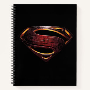 Justice League  Metallic superman-symbool Notitieboek