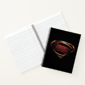 Justice League | Metallic Superman-symbool Notitieboek (Binnen)