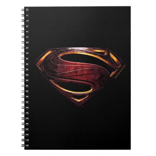 Justice League | Metallic Superman-symbool Notitieboek (Voorkant)