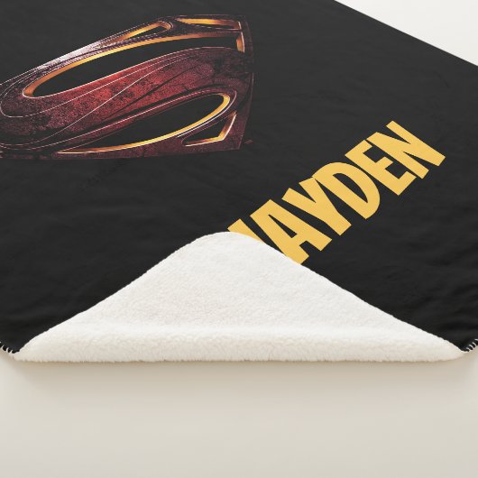 Justice League | Metallic Superman-symbool Sherpa Deken (3/4)