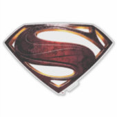 Justice League | Metallic Superman-symbool Sticker (Voorkant)