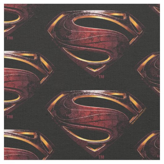 Justice League | Metallic Superman-symbool Stof (Close Up)