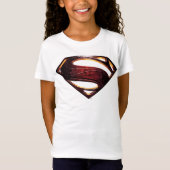 Justice League | Metallic Superman-symbool T-shirt (Voorkant)