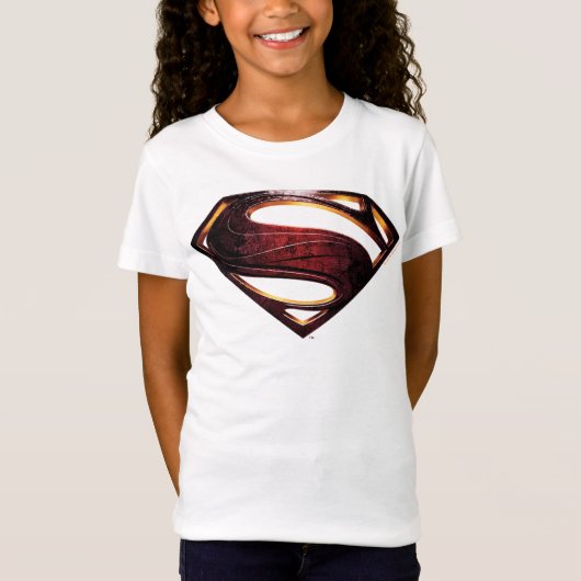 Justice League | Metallic Superman-symbool T-shirt (Voorkant)