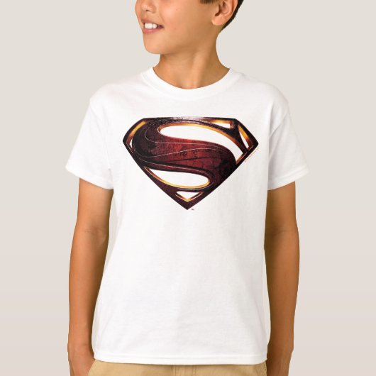 Justice League | Metallic Superman-symbool T-shirt (Voorkant)
