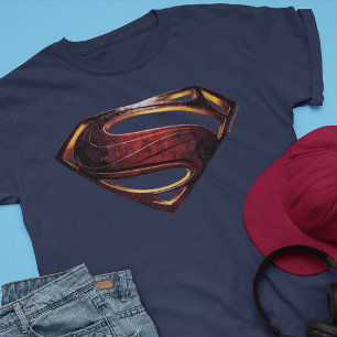 Justice League   Metallic Superman-symbool T-shirt